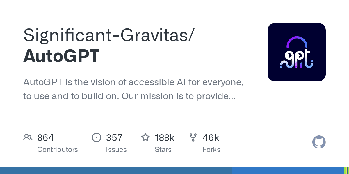 Auto-GPT GitHub Repository