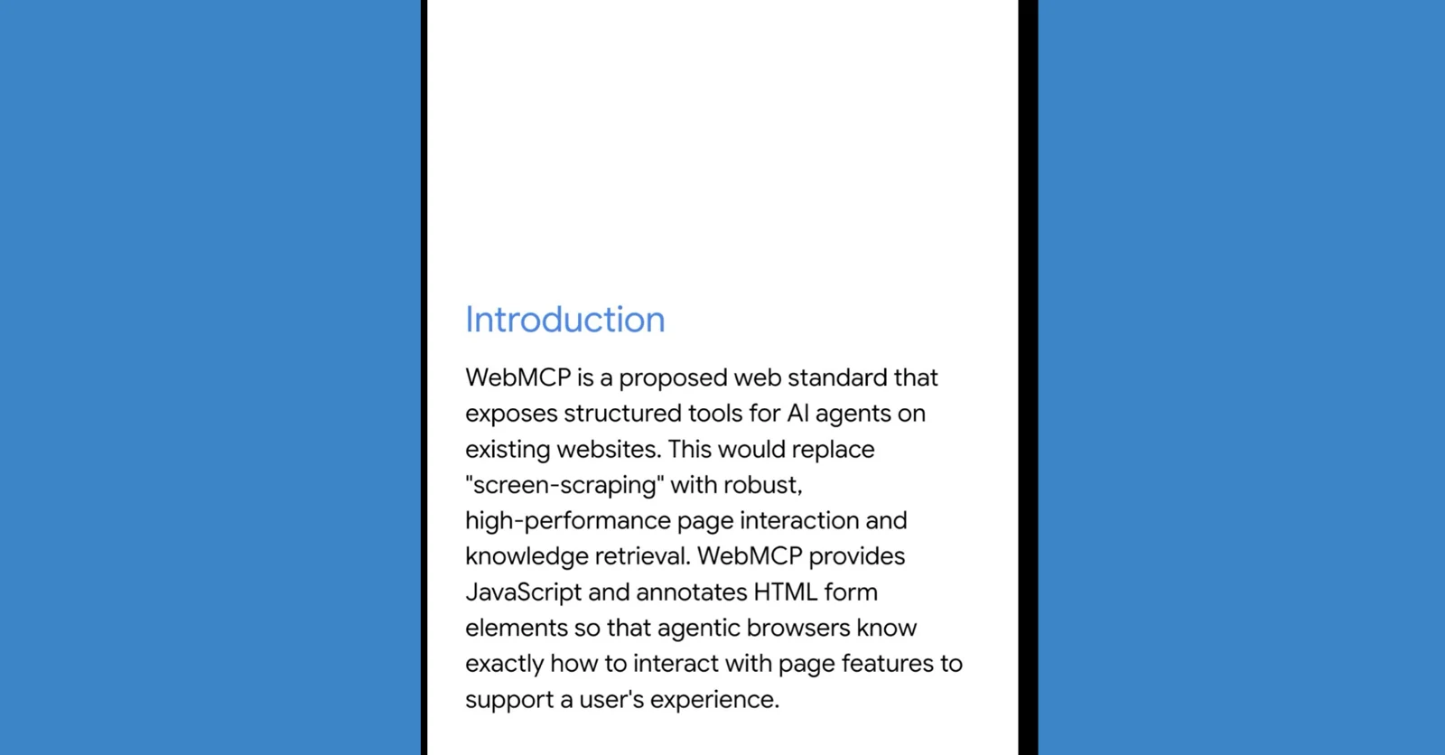 Cover image for WebMCP just landed in Chrome 146. Here's what you need to know